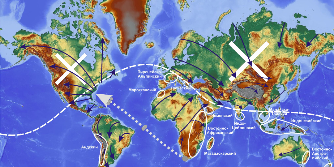 Очаги выживания и возрождения человечества после глобальной катастрофы