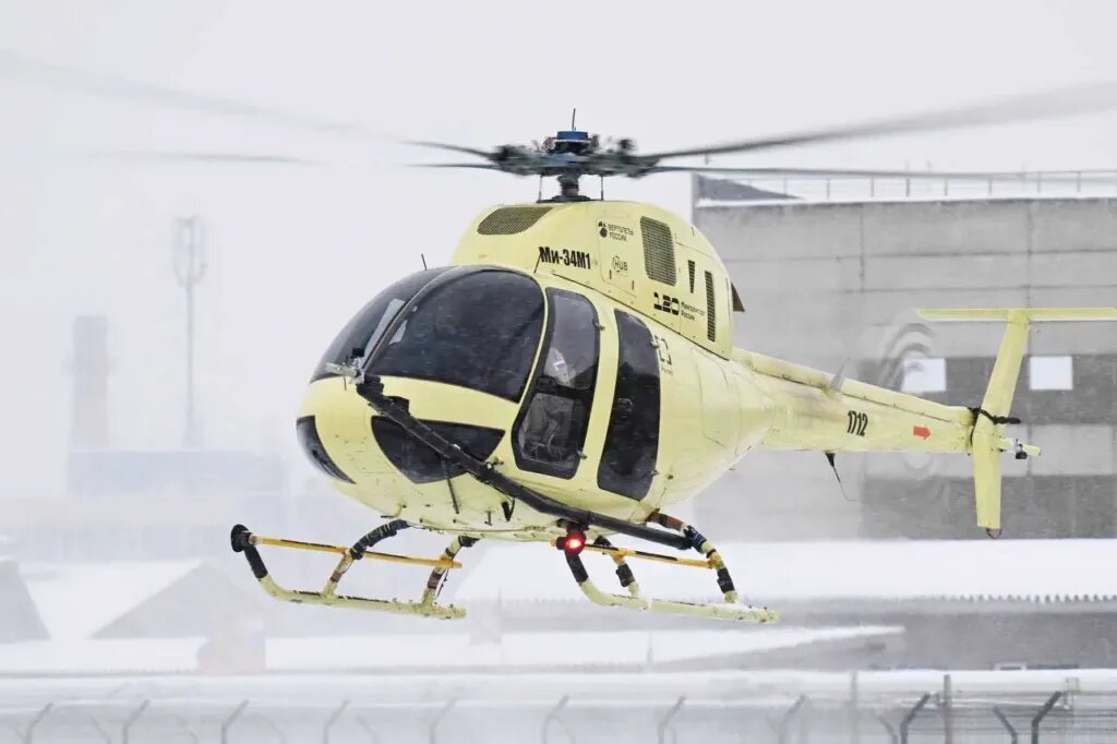 Двигатель ВК-650В разработки ОДК поднял в воздух опытный образец многоцелевого Ми-34М1 30 декабря 2025 года. Источник: ОДК