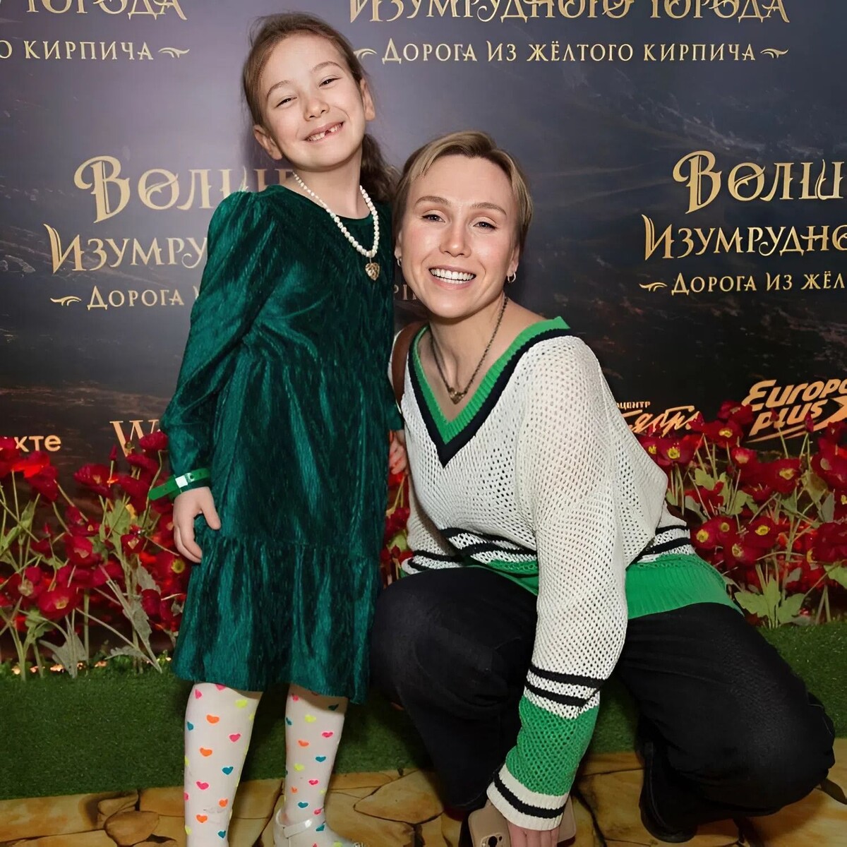 Дарья Екамасова с дочерью.