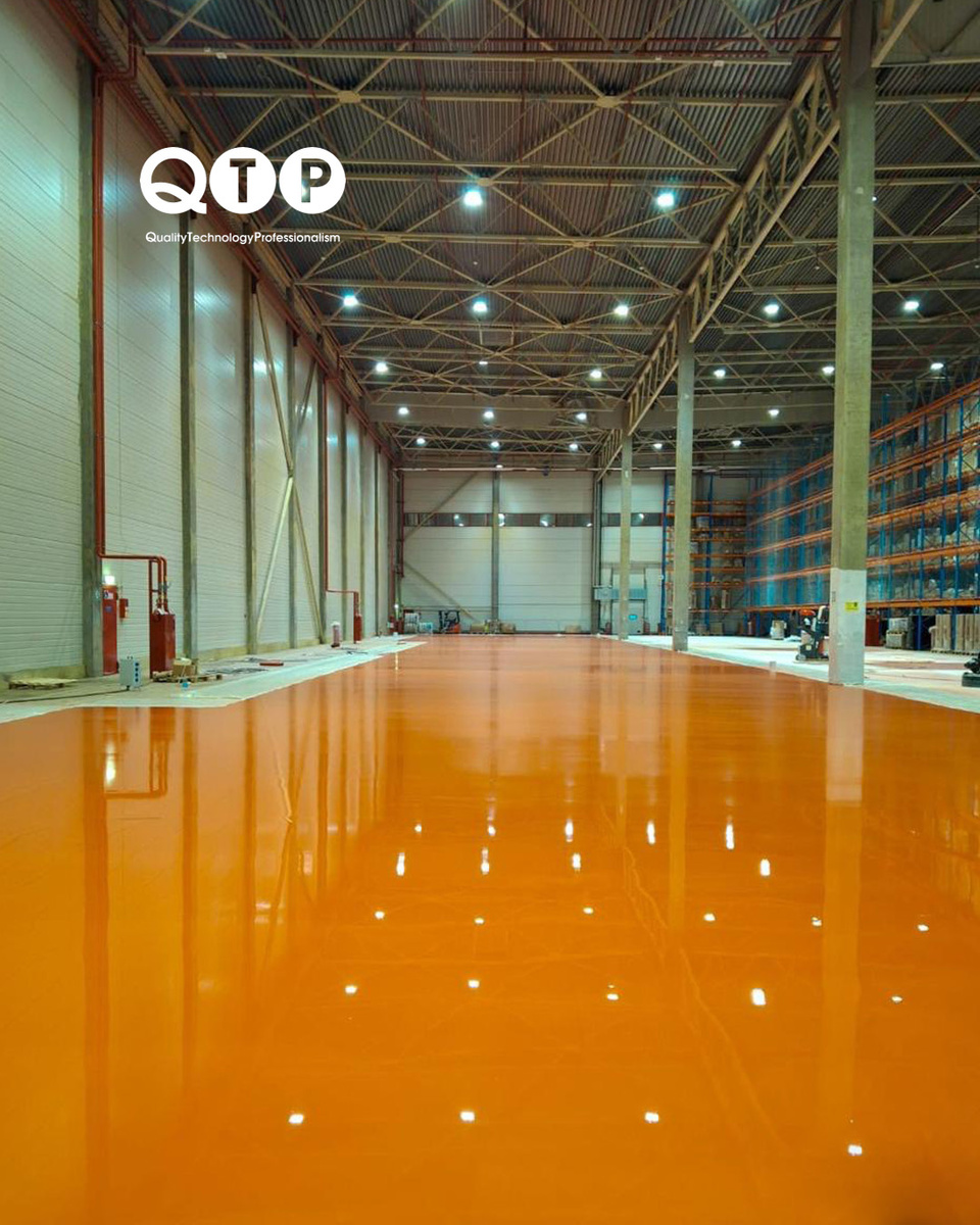 Цветные полимерные полы QTP