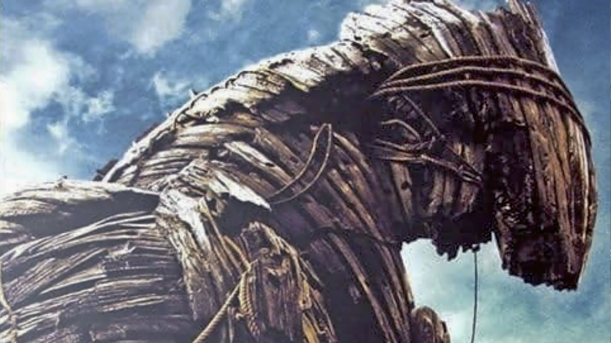 Фрагмент постера к фильму "Троя"