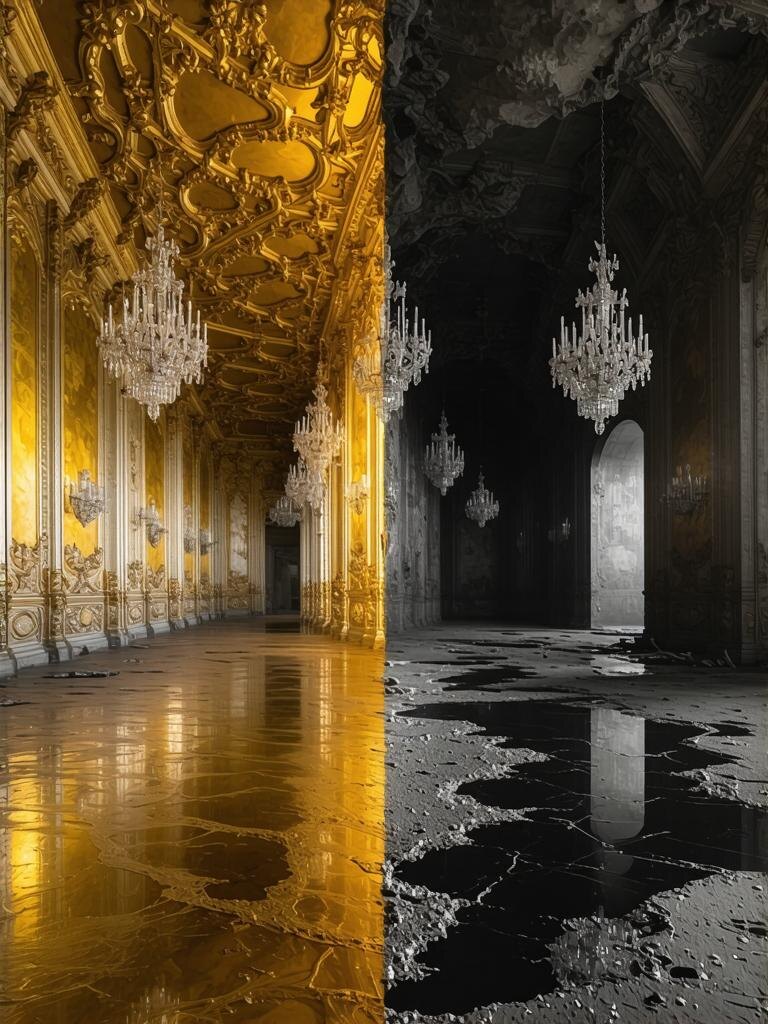 Роскошь и тайна. Из дворца — в заброшенную шахту? Альтернативный маршрут, о котором предпочли забыть.