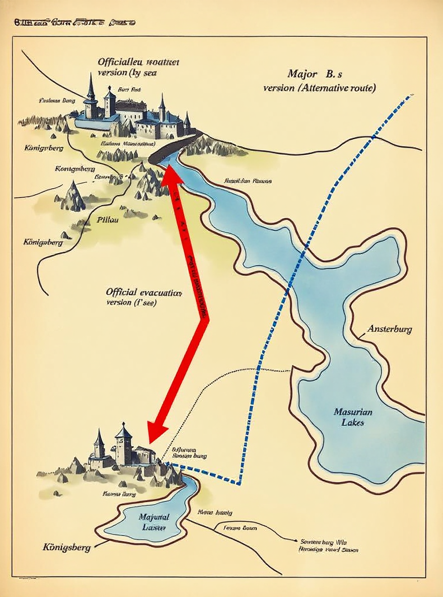 Два возможных пути. Синий маршрут долгое время не рассматривался всерьез.