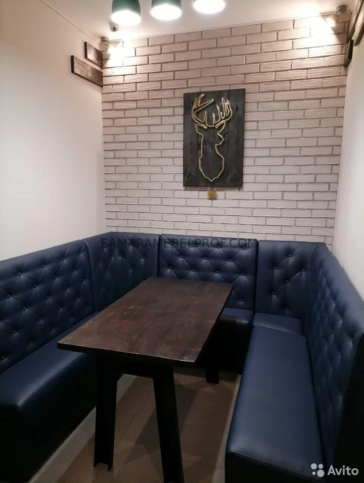 Диваны для бара, изготовленные компанией САМАРА МЕБЕЛЬ ПРОФ.