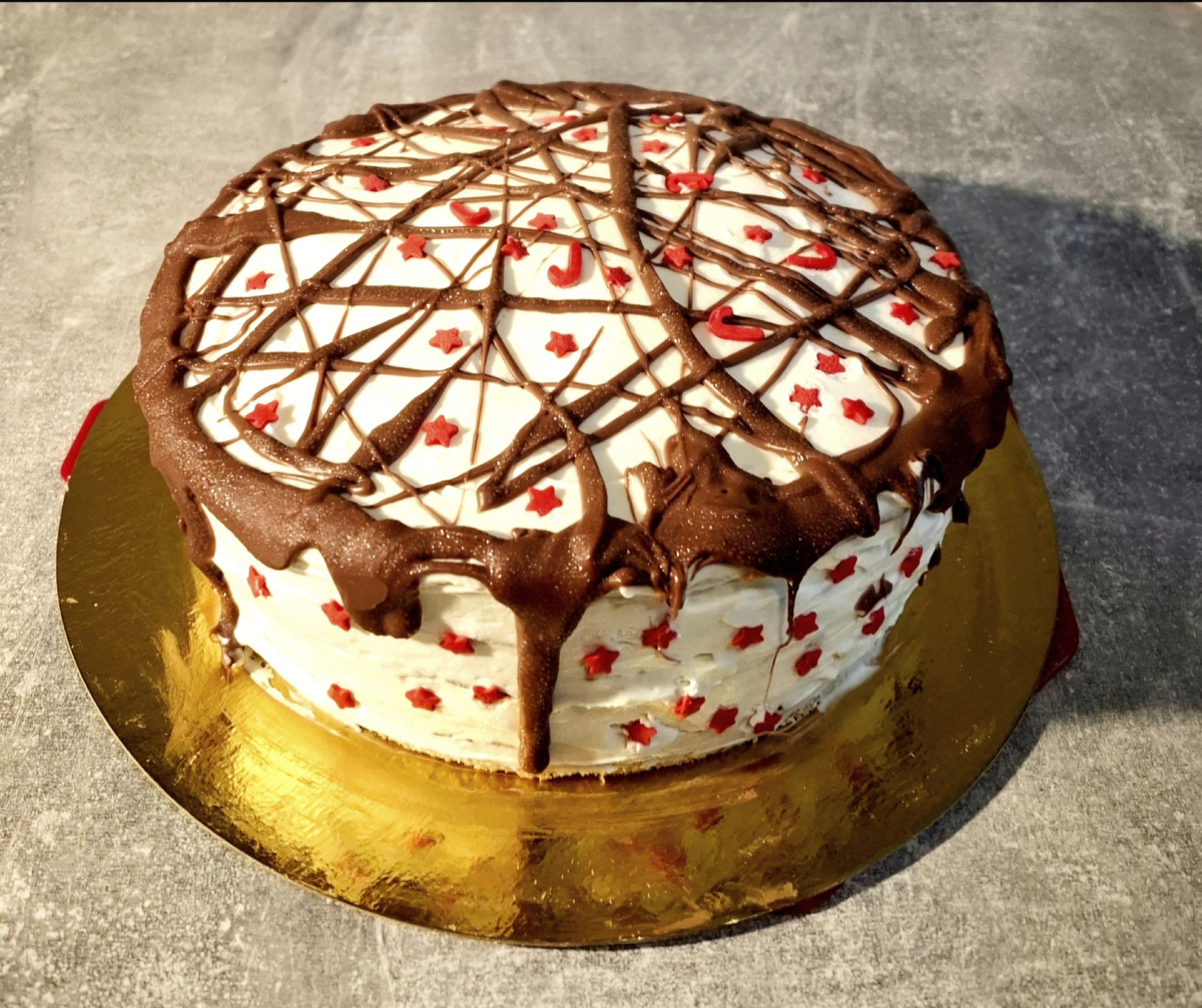 Колхозный вариант. Остаётся надеяться,  что будет вкусно. 