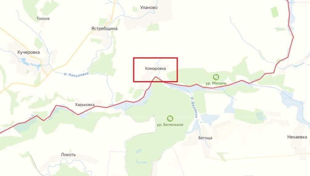    Карта СВО. Армия России освободила Комаровку Сумской области.