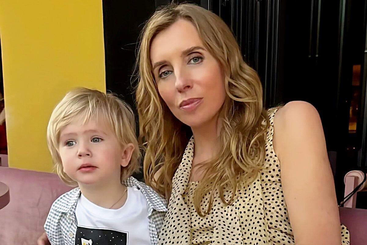 Светлана Бондарчук с сыном Петром / Фото взято с сервиса Яндекс. Картинки