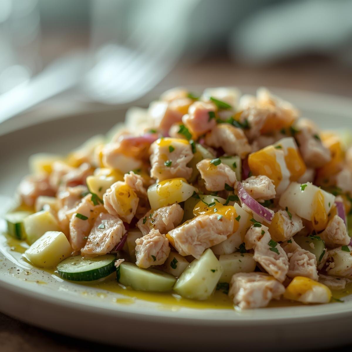 Салат с тунцом