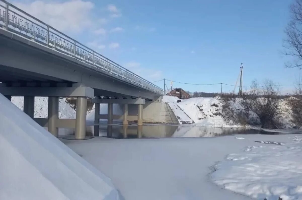    Завершено строительство моста через Шипуниху в Искитимском районе