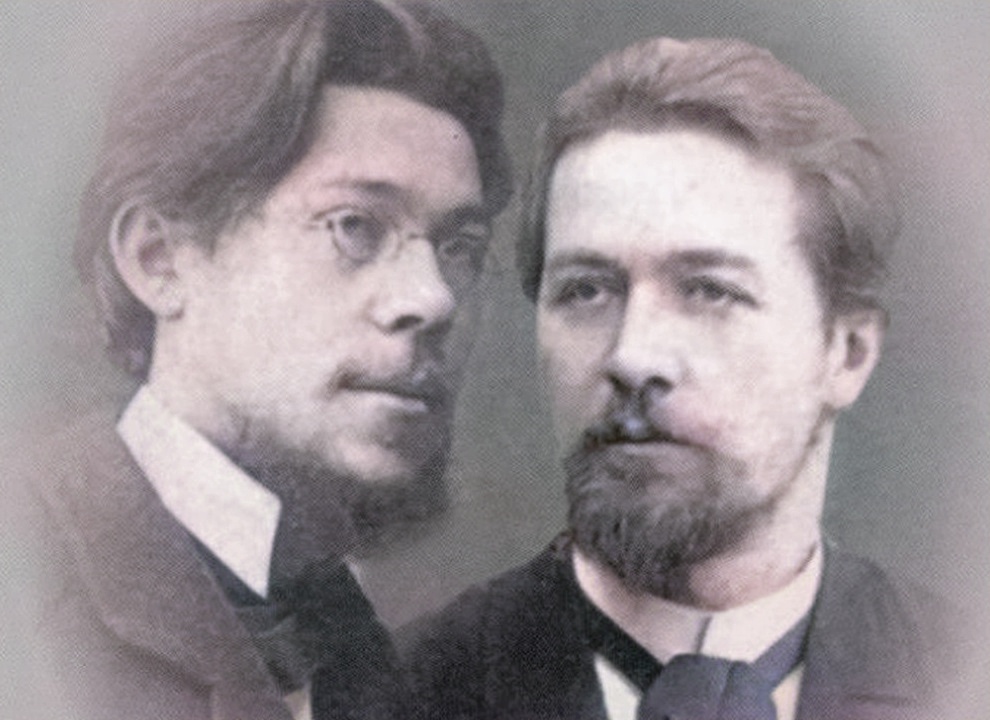 На фото Антон Павлович и Александр Павлович Чеховы.