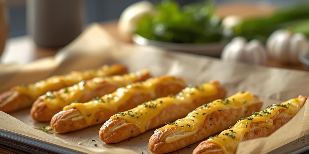 Кто бы подумал, что чесночно- сырные палочки так легко исчезают со стола. Простой, но вкусный рецепт