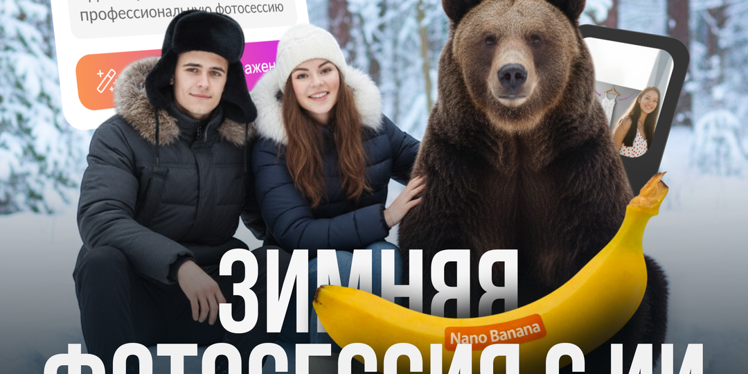 Зимняя фотосессия с ИИ-мастерской Flyvi: топовые промпты для реализации ваших идей