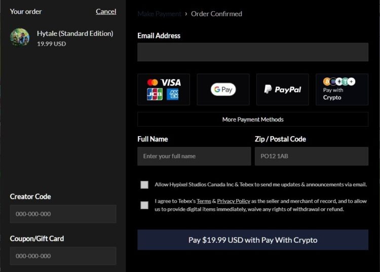    Можно расплатиться криптой