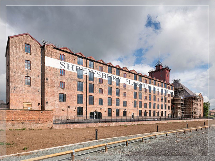 Фабрика Шрусбери в Шропшире.