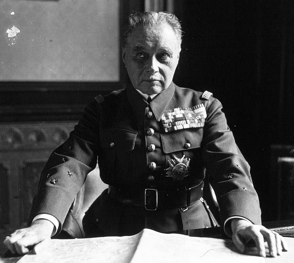 Морис Гюстав Гамелен. В 1931—1935, 1938—1939 гг. начальник Генштаба. Главнокомандующий французской армией в начале Второй мировой войны.