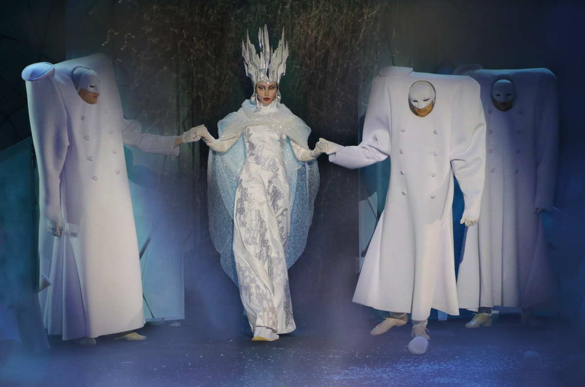 Ирина Камынина в спетакле "Снежная королева", 2025 г. Фото автора.