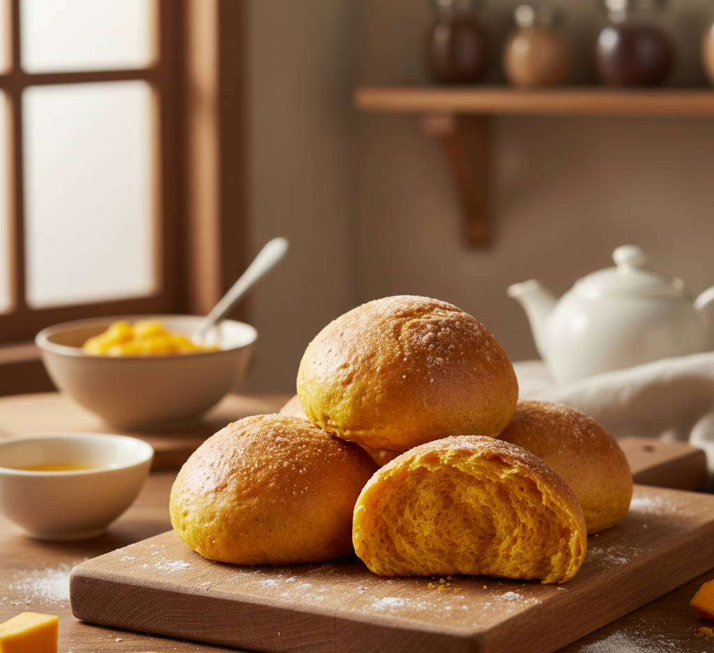 Булочки с тыквой
