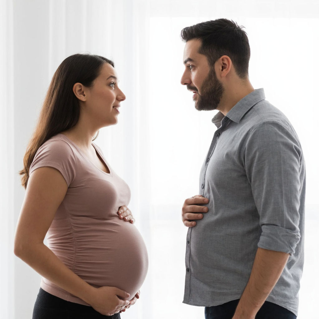 Даже такого живота, как у мужчины на картинке в одном из случаев оказалось достаточно