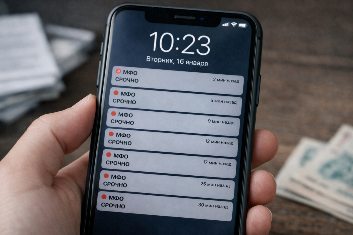 СМС от МФО