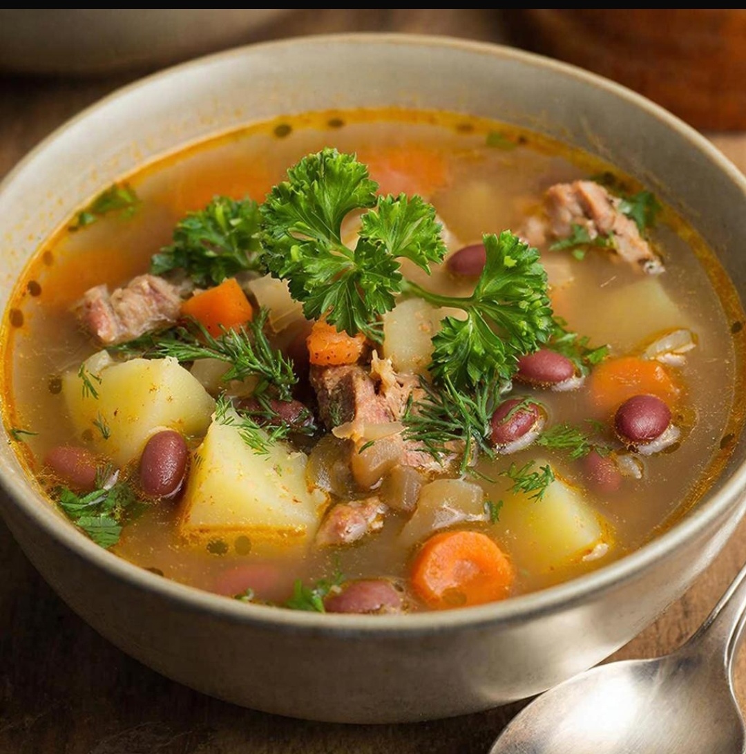 Суп с фасолью 