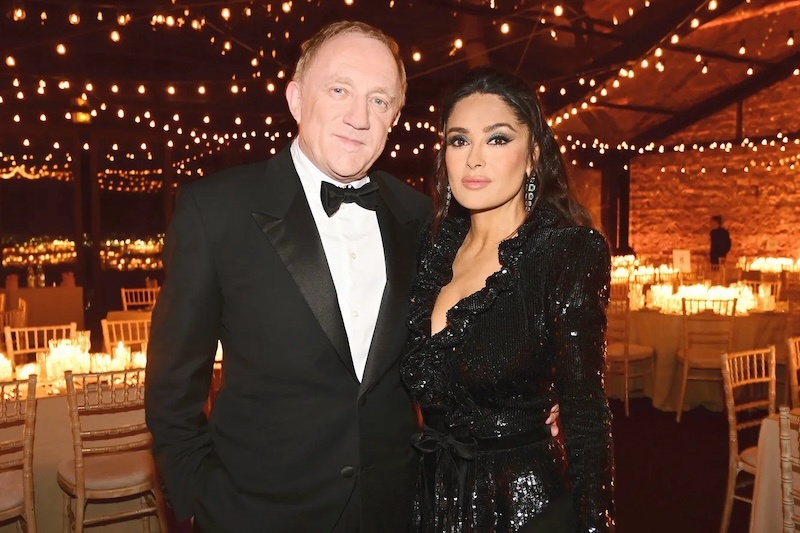 Франсуа-Анри Пино и Сальма Хайек