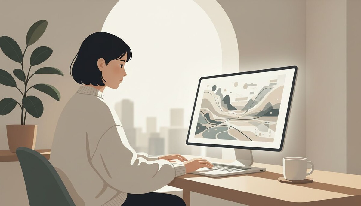 Процесс создания изображения с помощью нейросети на русском языке.