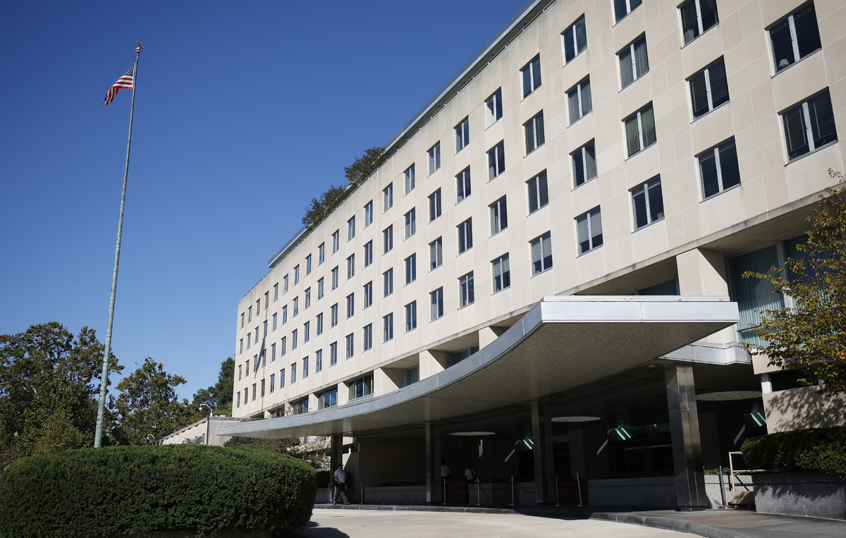    Здание Государственного департамента США  Kevin Dietsch/Getty Images