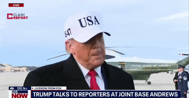    Трамп не опроверг возможность авиаударов по Ирану. Видео: Clash Report