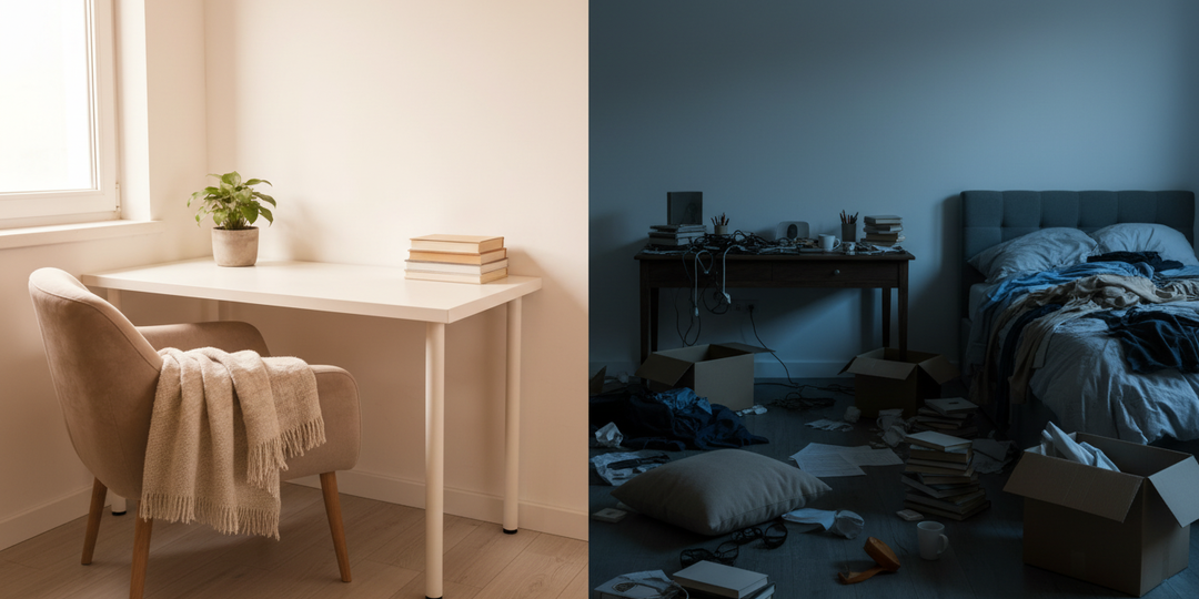 Беспорядок в доме — скрытая причина вашей тревожности 🔍