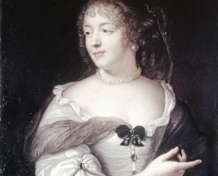 Портрет маркизы де Севинье. Клод Лефевр. XVII век