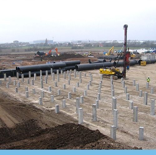 Забивные сваи.