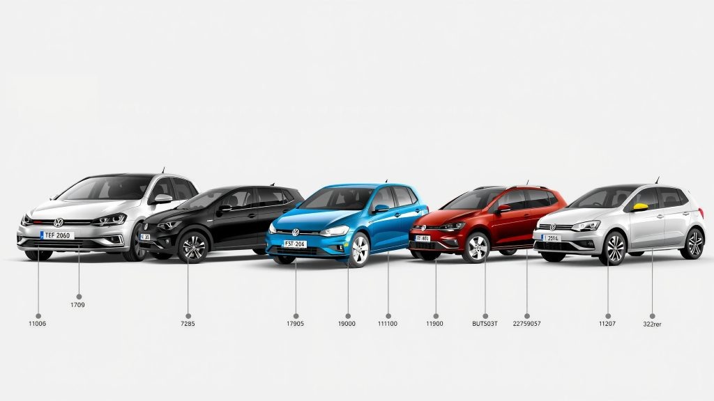    Volkswagen Polo до 160 л.с.: 7 поколений эволюции от простого хэтчбека до технологичного седана