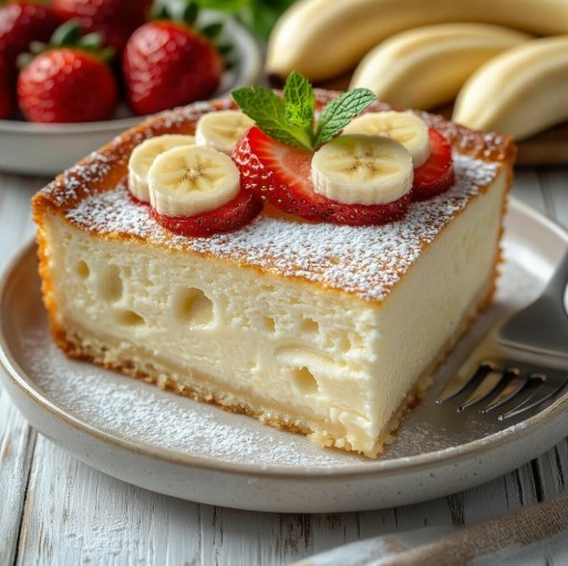 Творожная запеканка с бананом по ГОСТу. Вкусные десерты рецепты 2026