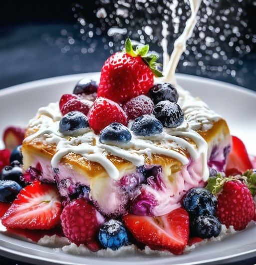 Запеканка из ревеня с ягодным соусом по ГОСТу.Вкусные десерты рецепты 2026