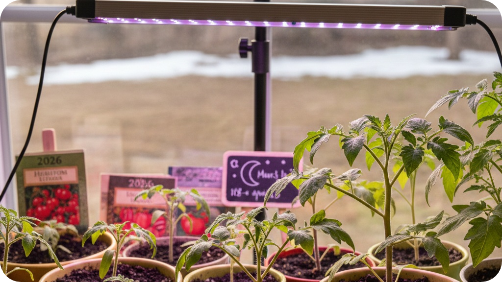 Когда сеять томаты на рассаду в 2026 году