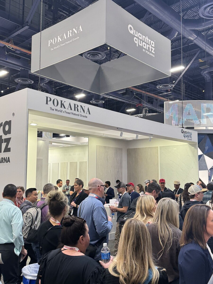 Quantra на Marmomac — международная выставка, посвящённая технологиям обработки, дизайну и архитектуре мрамора. Выставочный центр Вероны (Италия)