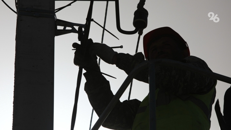    Специалисты выполнили работы по устройству линий наружного освещения Фото: ИА «Победа26»