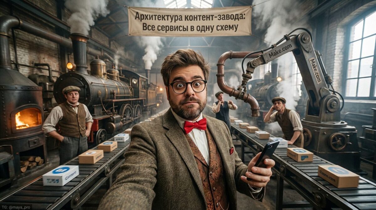    Связь всех сервисов в одну схему на примере Make.com Артур Хорошев