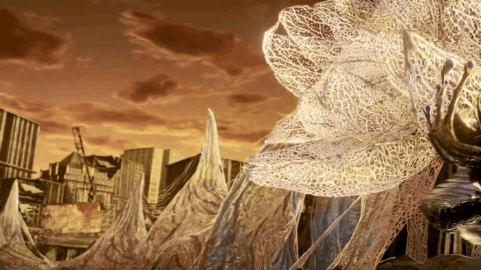 Gif картинка "Исступлённая бабочка"