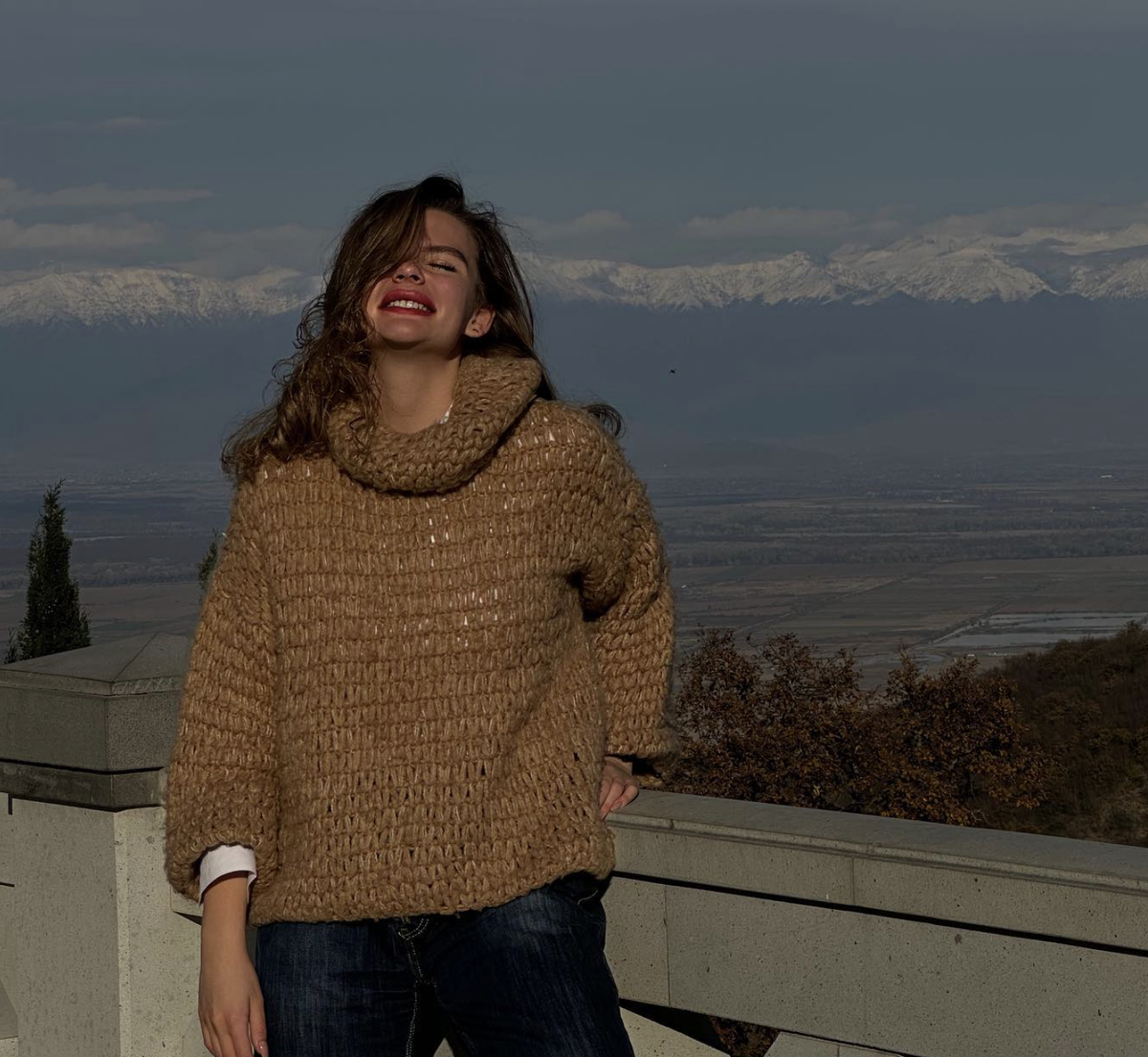 вид со смотровой монастыря Бодбе 