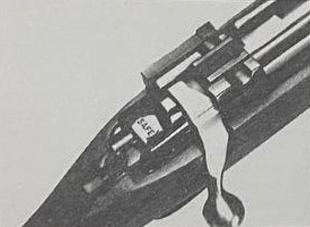 трехпозиционный предохранитель и затвор винтовки «Ругер» М77 Мк. II.