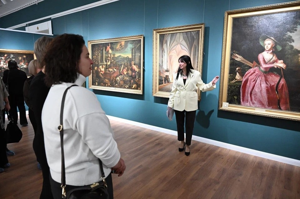    В обновленном здании музея представлена масштабная экспозиция русских и европейских шедевров. Фото: ТГ/Пушилин