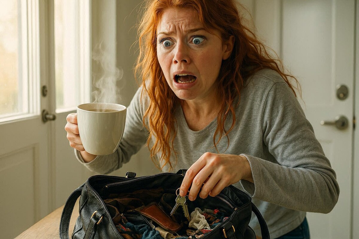 «Когда выпила фиточай, а через 20 минут нужно быть на другом конце города. Знакомое чувство паники?»