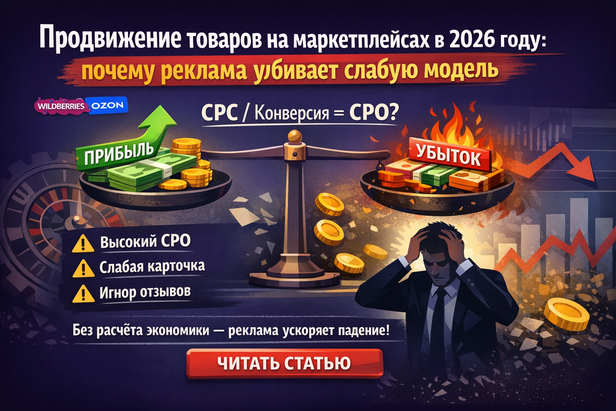 Продвижение товаров на маркетплейсах в 2026