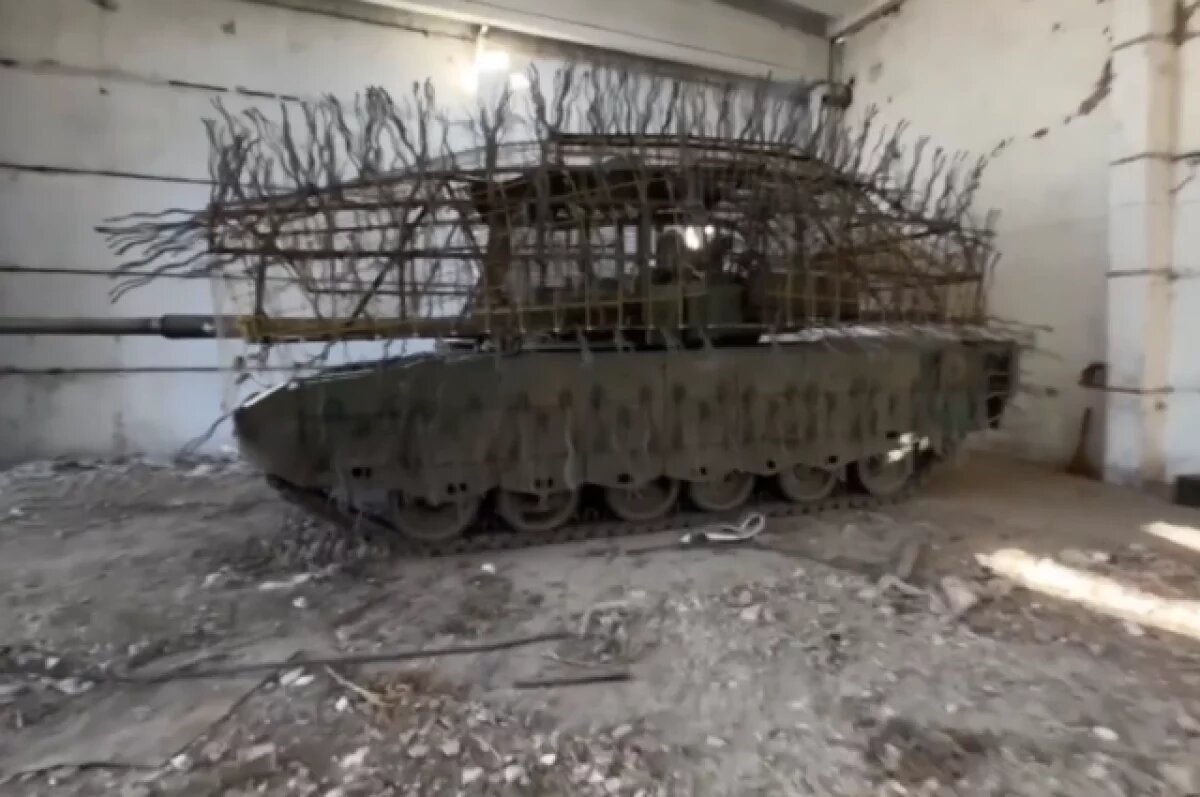    TNI: защита российских танков типа «одуванчик» эффективна против FPV-дронов