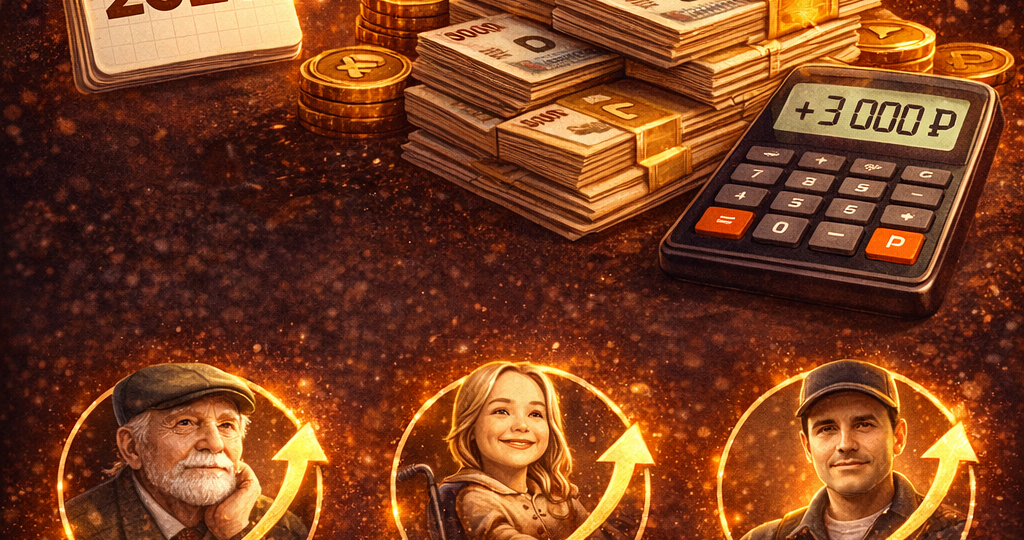 ИНДЕКСАЦИЯ ПЕНСИЙ В 2026: СКОЛЬКО ПРИБАВИЛИ, КОМУ И КАК ЭТО ПРОИСХОДИТ