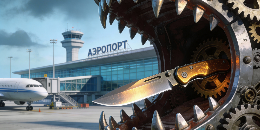 Как я лишился верного друга, или Нож в пасти аэропорта