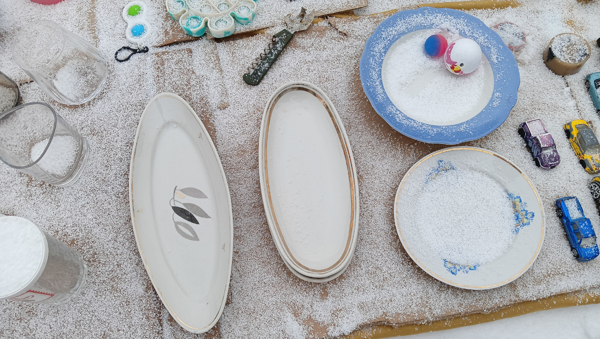 С барахолки на стол: посудная примерка января. Фото автора 