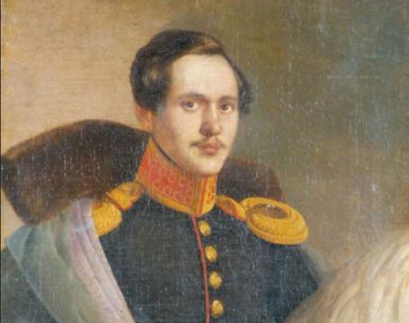 «Портрет М. Ю. Лермонтова в мундире лейб-гвардии Гусарского полка»,художник Ф. О. Будкин, 1834 год.