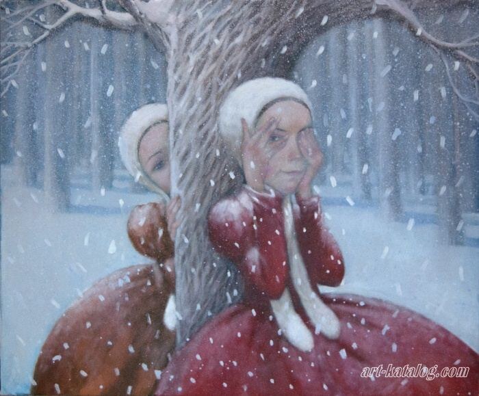 Моя любимая Наталья Сюзева. Зимняя живопись.